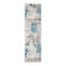 World Rug Gallery Sky Collection Modern Abstract Runner Rug 2'x7' Cream 233CREAM2X7 - alternate 3